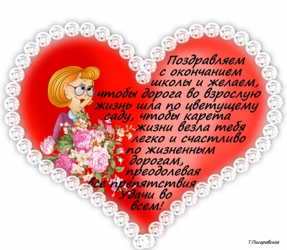 Поздравление дочери от родителей с окончанием школы 98