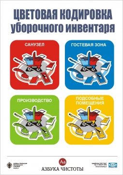 Маркировка уборочного инвентаря в медицинских учреждениях по санпину образец по цвету