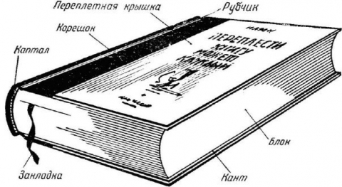 Книга со схемами. Части книги как называются. Элементы переплета книги. Переплет и корешок у книги.