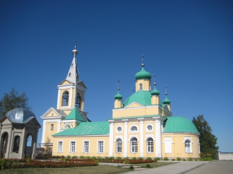 Введено Оятский женский монастырь Богоявленский собор Аплаксин