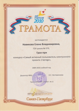 Образец грамоты гран при