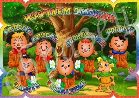 Колобки эмоции картинки для детей
