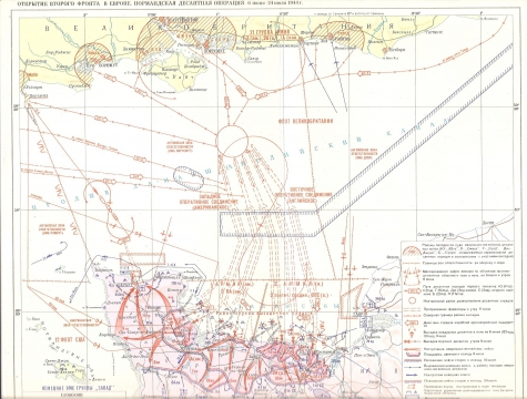 Карта высадки союзников в нормандии - 87 фото