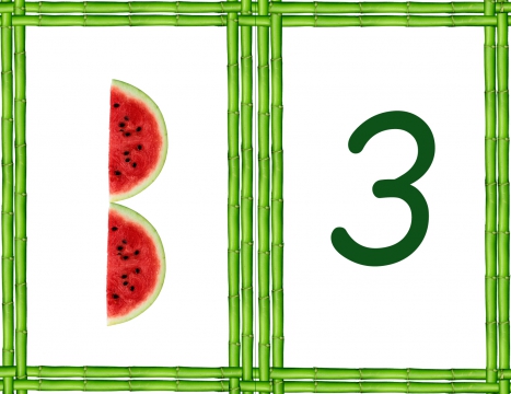 На что похожа цифра 4 в картинках для детей