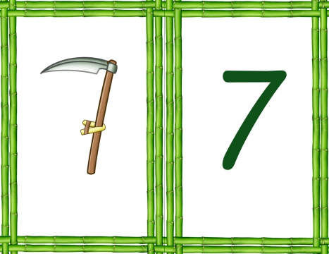 На что похожа цифра 7 в картинках