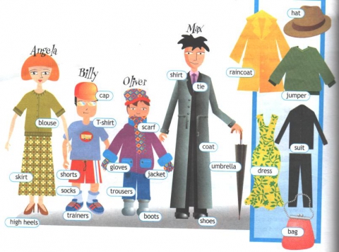 Описание одежды картинки на английском