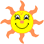 Анимированное солнышко. Анимированная картинка солнышко. Смайлик солнышко. Солнце анимация.